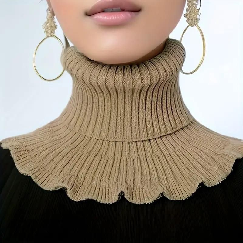 Hand Knitted Winter Collar Neck (Assorted Color)